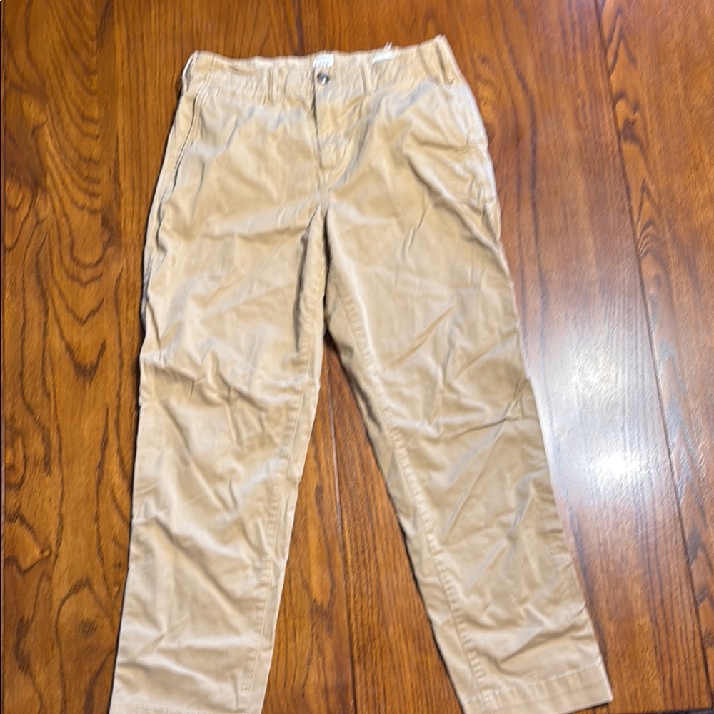 Gap straight khaki pants